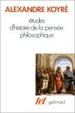 Cover of Etudes d'histoire de la pensée philosophique