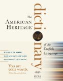 The American Heritage dictionary of the English language.