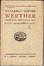 Cover of I dolori del giovane Werther