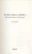 Cover of Storia della musica