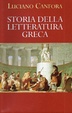 Cover of Storia della letteratura greca