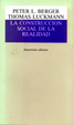 Cover of La construcción social de la realidad