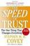 Cover of "The SPEED of Trust"