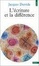 Cover of "Lecriture Et La Difference"