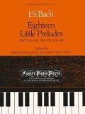 Eighteen Little Preludes, BWV 924-8, 930, 933-43 & 999 : Bach, J.S.