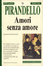 Cover of Amori senza amore