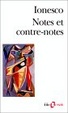 Cover of Notes Et Contre Notes