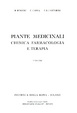 Cover of Piante medicinali - vol. I