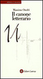 Cover of Il canone letterario