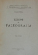 Cover of Lezioni di paleografia