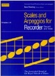 Cover of Scales and Arpeggios for Recorder