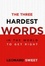 Cover of "The Three Hardest Words"
