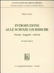 Cover of Introduzione alle scienze giuridiche. Norme, soggetti, attività