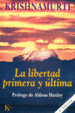 Cover of La libertad primera y última