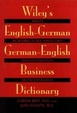 Cover of Wiley's English-German, German-English business dictionary