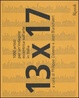 Cover of 13 x 17