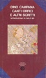 Cover of Canti orfici e altri scritti