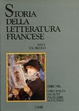 Cover of Storia della letteratura francese