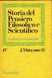 Cover of Storia del pensiero filosofico e scientifico