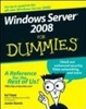 Cover of Windows Server 2008 For Dummies
