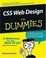 Cover of 'CSS Web Design For Dummies'