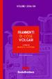 Cover of Frammenti di cose volgari