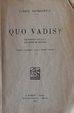 Cover of Quo vadis?