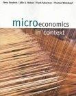 Microeconomics In Context