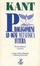 Cover of Prolegomeni ad ogni metafisica futura