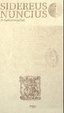 Cover of Sidereus Nuncius