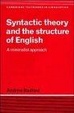 Cover of Syntactic Theory and the Structure of English