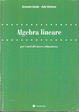 Cover of Algebra lineare