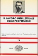 Cover of Il lavoro intellettuale come professione