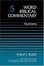 Cover of "Word Biblical Commentary Vol. 5, Numbers"