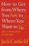 Cover of "How to Get from Where You Are to Where You Want to Be"