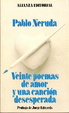 Cover of Veinte poemas de amor y una cancion desesperada