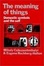 Cover of "The meaning of things"