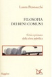 Cover of Filosofia dei beni comuni