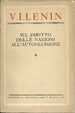 Cover of Sul diritto delle Nazioni all'autodecisione