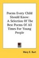 Cover of Poems Every Child Should Know