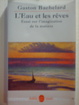 Cover of L'eau et les rêves