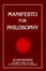 Cover of "Manifesto for Philosophy"