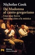 Cover of DE MADONNA AL CANTO GREGORIANO