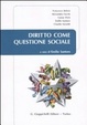 Cover of Diritto come questione sociale