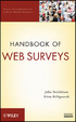 Cover of Handbook of Web Surveys