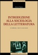 Cover of Introduzione alla sociologia della letteratura