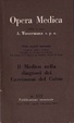 Cover of Il medico nella diagnosi dei carcinomi del colon