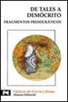 Cover of Fragmentos presocráticos