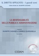Cover of La responsabilità della pubblica amministrazione