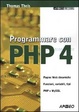 Cover of Programmare con PHP 4